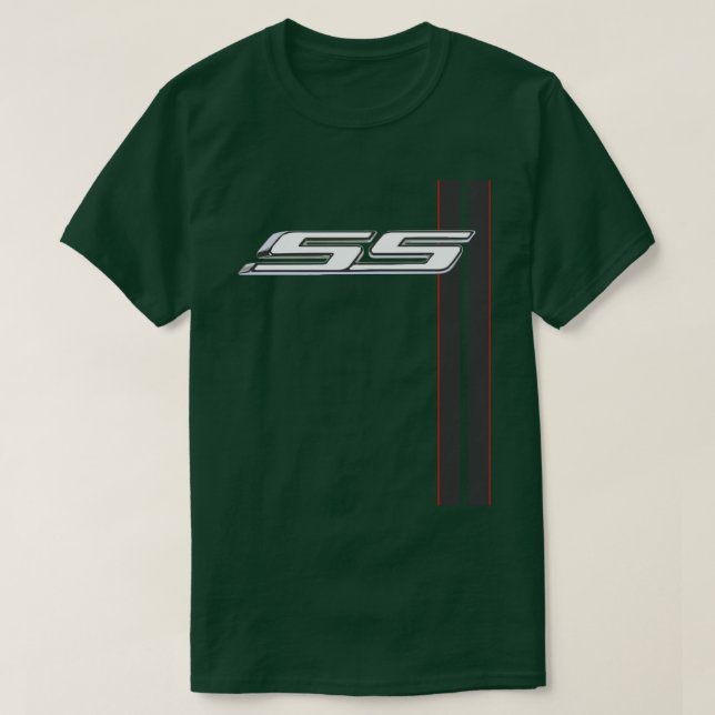 Camaro SS super sport racing stripe T-Shirt (Design Front)
