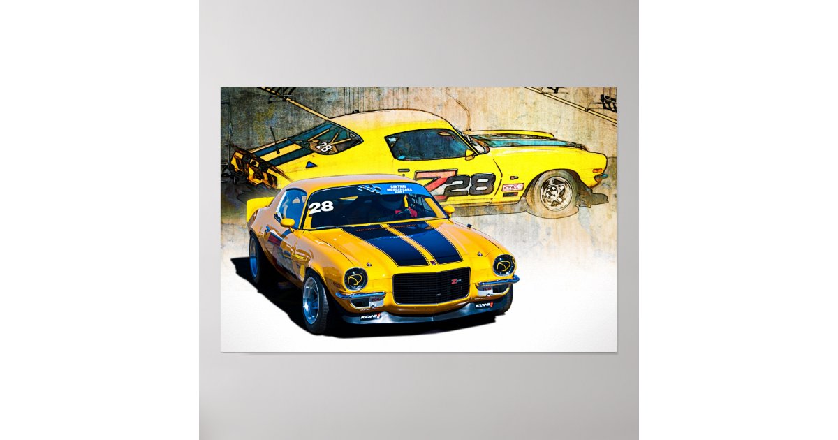 Camaro Z28 Poster | Zazzle.com