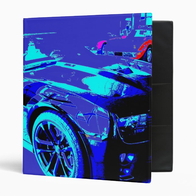 Camaro ZL1 altered photo from dealership floor 3 Ring Binder (Front/Inside)