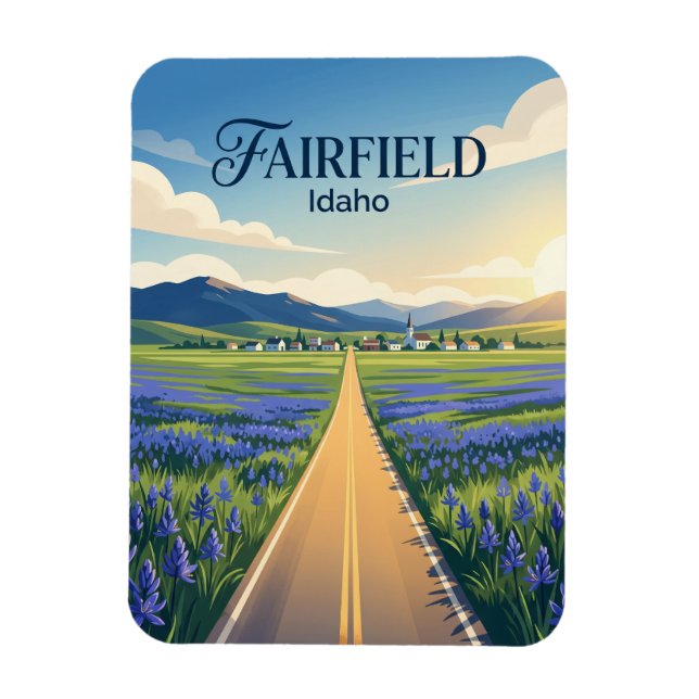Camas Prairie Idaho Magnet (Vertical)