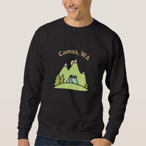 Camas Wa Mountains Hiking Climbing Camping  Outdo Sweatshirt