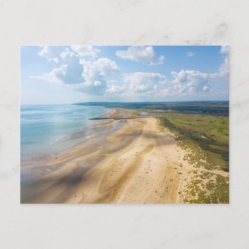 CAMBER SANDS EAST SUSSEX UK POSTCARD