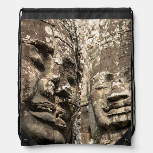 Cambodia Angkor Wat Angkor Thom Bayon Drawstring Bag