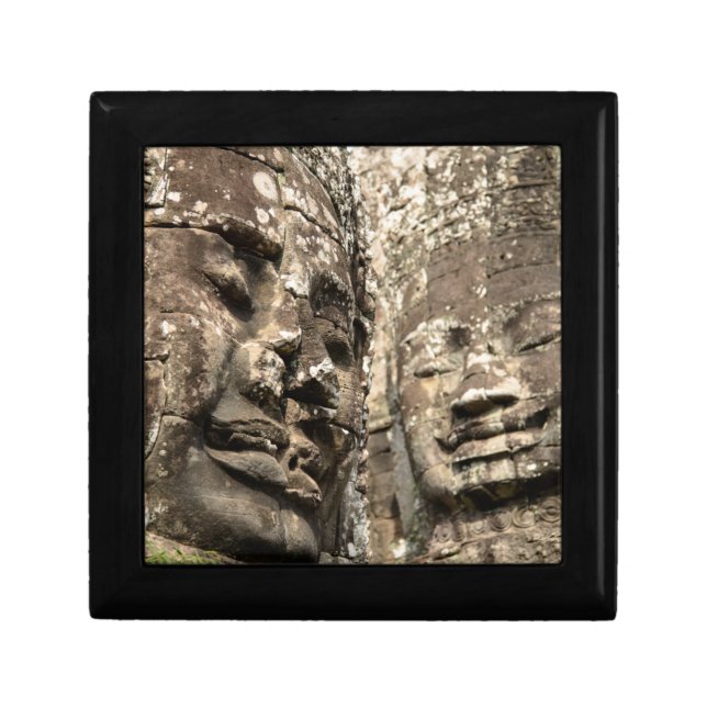 Cambodia, Angkor Wat. Angkor Thom, Bayon Jewelry Box (Front)