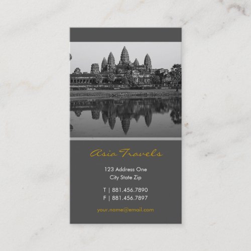 Cambodia | Angkor Wat Photo Custom Profile Card Business Card