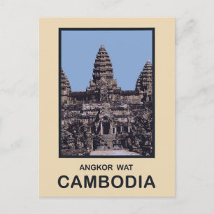 Cambodia Angkor Wat Postcard