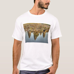 Cambodia, Angkor Wat. Reflection of temple T-Shirt