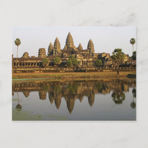 Cambodia Angkor Wat Travel Photo Postcard