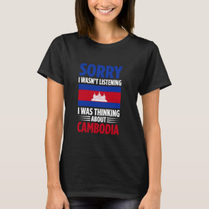 Cambodia Cambodian Flag T-Shirt