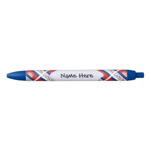 Cambodia Cambodian Flag Tiled Personalized Name  Pen