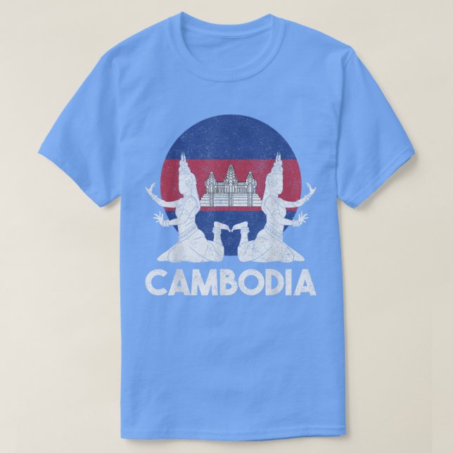 Cambodia Cambodian Khmer Traditional Dance Apsara  T-Shirt (Design Front)