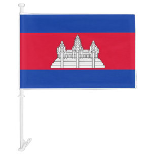 Cambodia Car Flag