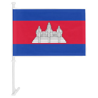 Cambodia Car Flag