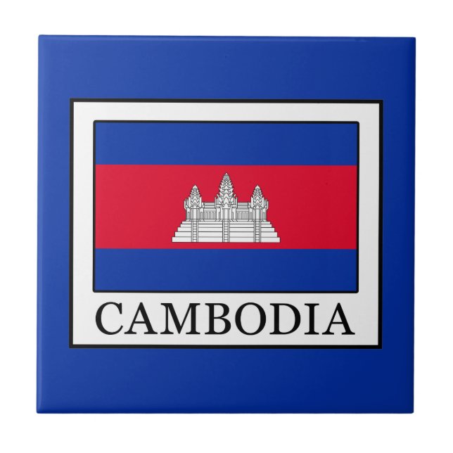 Cambodia Ceramic Tile (Front)