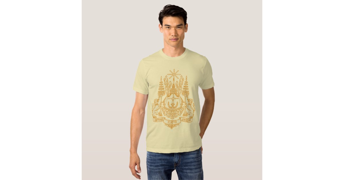 Cambodia Coat of Arms T-shirt | Zazzle