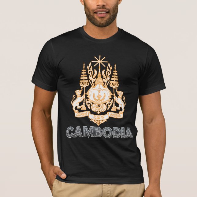 Cambodia Coat of Arms T-Shirt (Front)