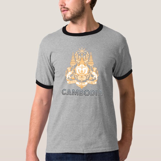 Cambodia Coat of Arms T-Shirt (Front)