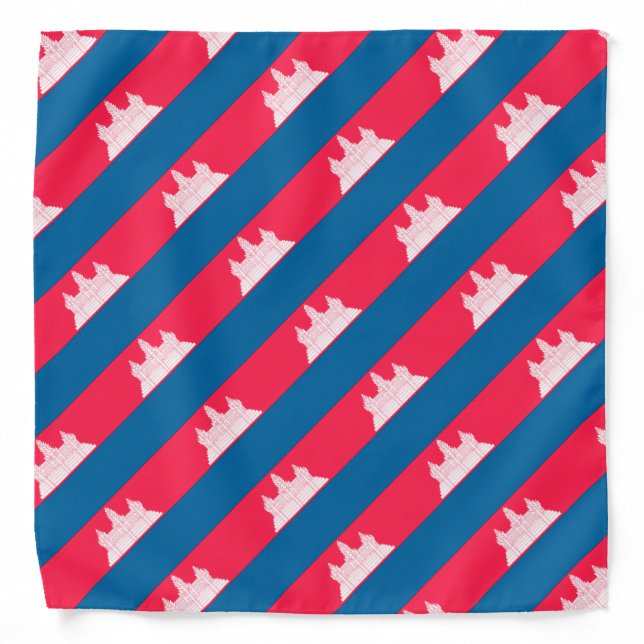 Cambodia Flag Bandana (Front)