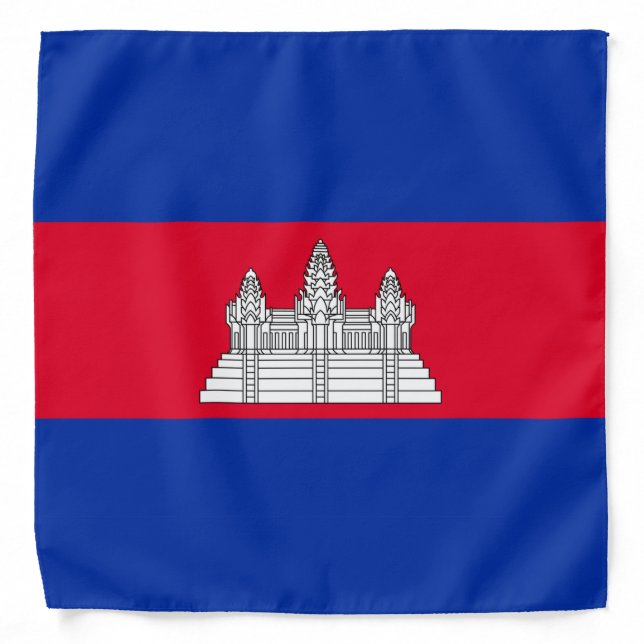 Cambodia flag Bandana (Front)