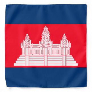 Cambodia Flag Bandana