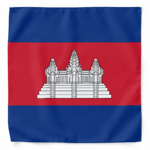 Cambodia flag bandana