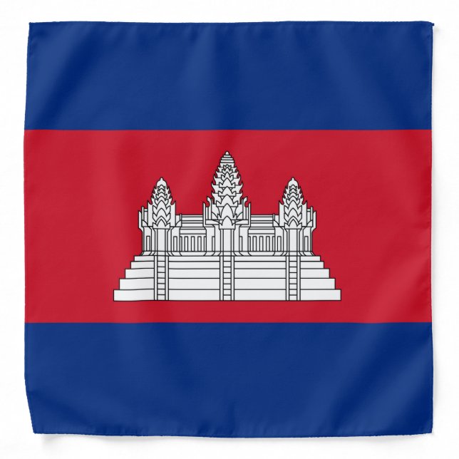 Cambodia flag bandana (Front)