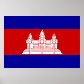 Cambodia Flag; Cambodian Poster