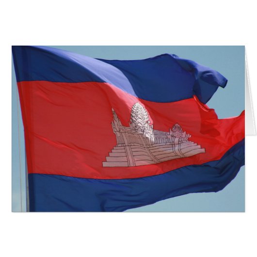 cambodia flag cards (Front Horizontal)