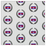 Cambodia Flag Fabric