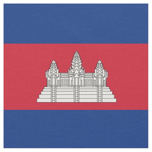 Cambodia flag fabric