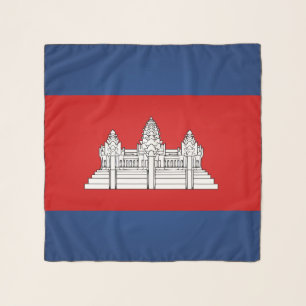 Cambodia Flag Fashion Scarf