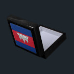 Cambodia flag gift box<br><div class="desc">An ideal gift for all those who are patriotic of their country!</div>