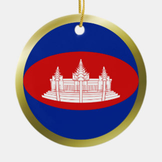 Cambodia Flag Ornament