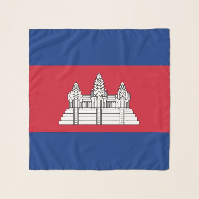 Cambodia flag scarf (Front)