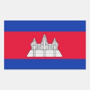 Cambodia* Flag Sticker