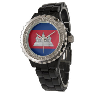 Cambodia flag watch