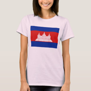 Cambodia Flag x Map T-Shirt