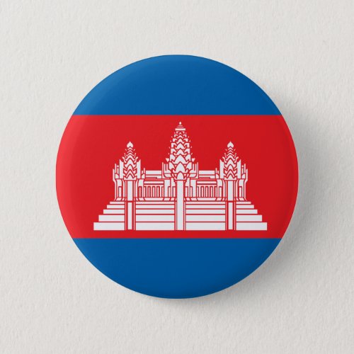 Cambodia High quality Flag Pinback Button