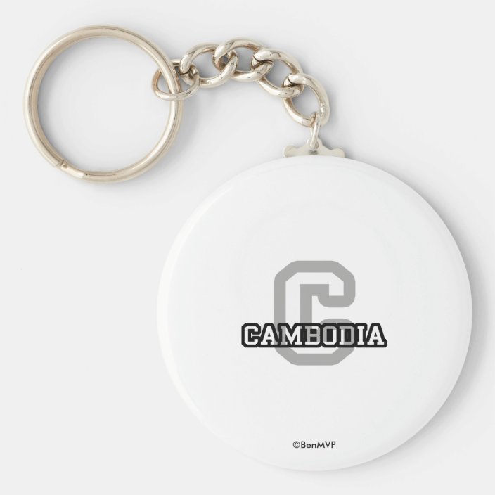 Cambodia Keychain