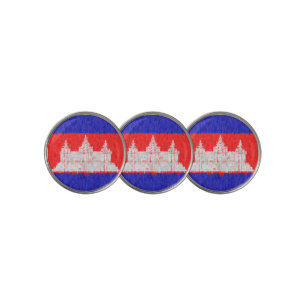 Cambodia Oil Painting Drawing Golf Ball Marker