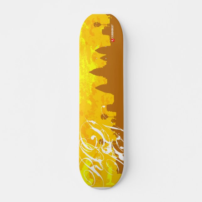 Cambodia : one skateboard deck (Front)