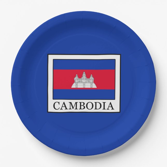 Cambodia Paper Plates (Front)