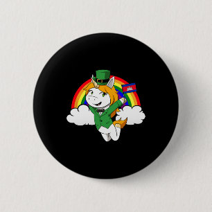 Cambodia Proud Cambodian Flag St. Patricks Day Uni Button
