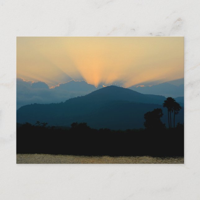 Cambodia - sunset Kampot Postcard (Front)