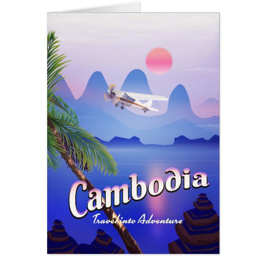 Cambodia 'Travel into Adventure' Cards (Front)