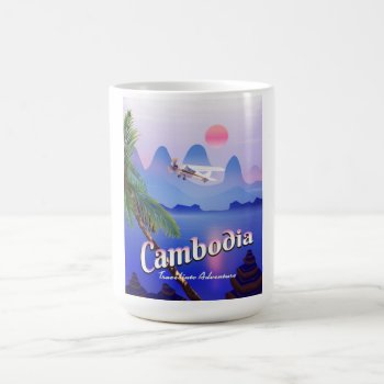 Cambodia 'travel Into Adventure' Coffee Mug by bartonleclaydesign at Zazzle