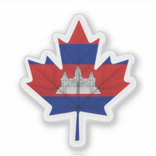 Cambodian Canadian Sticker