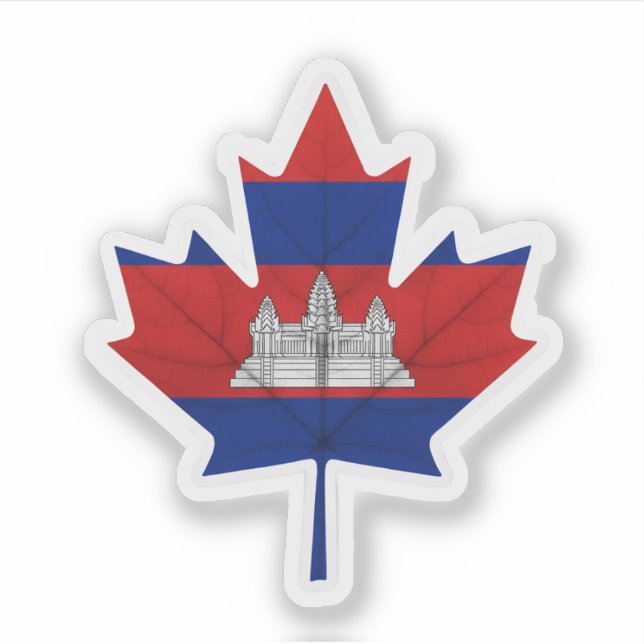 Cambodian Canadian Sticker (Front)