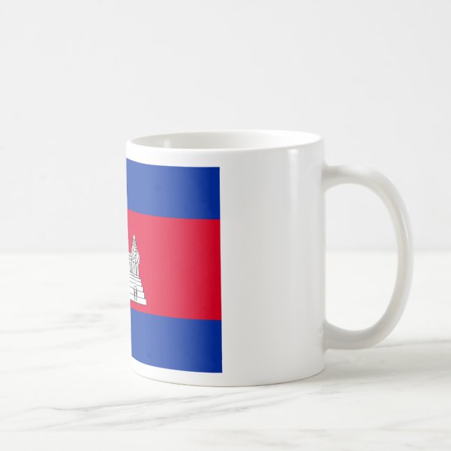 Cambodian flag coffee mug (Right)