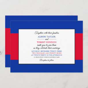 Cambodian Flag, Flag of Cambodia Wedding Invitation